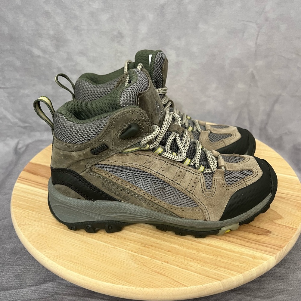 Vasque 7473 ALPHA GTX GoreTex Hiking Trail Boots Beige Womens 6M Mesh shoes
